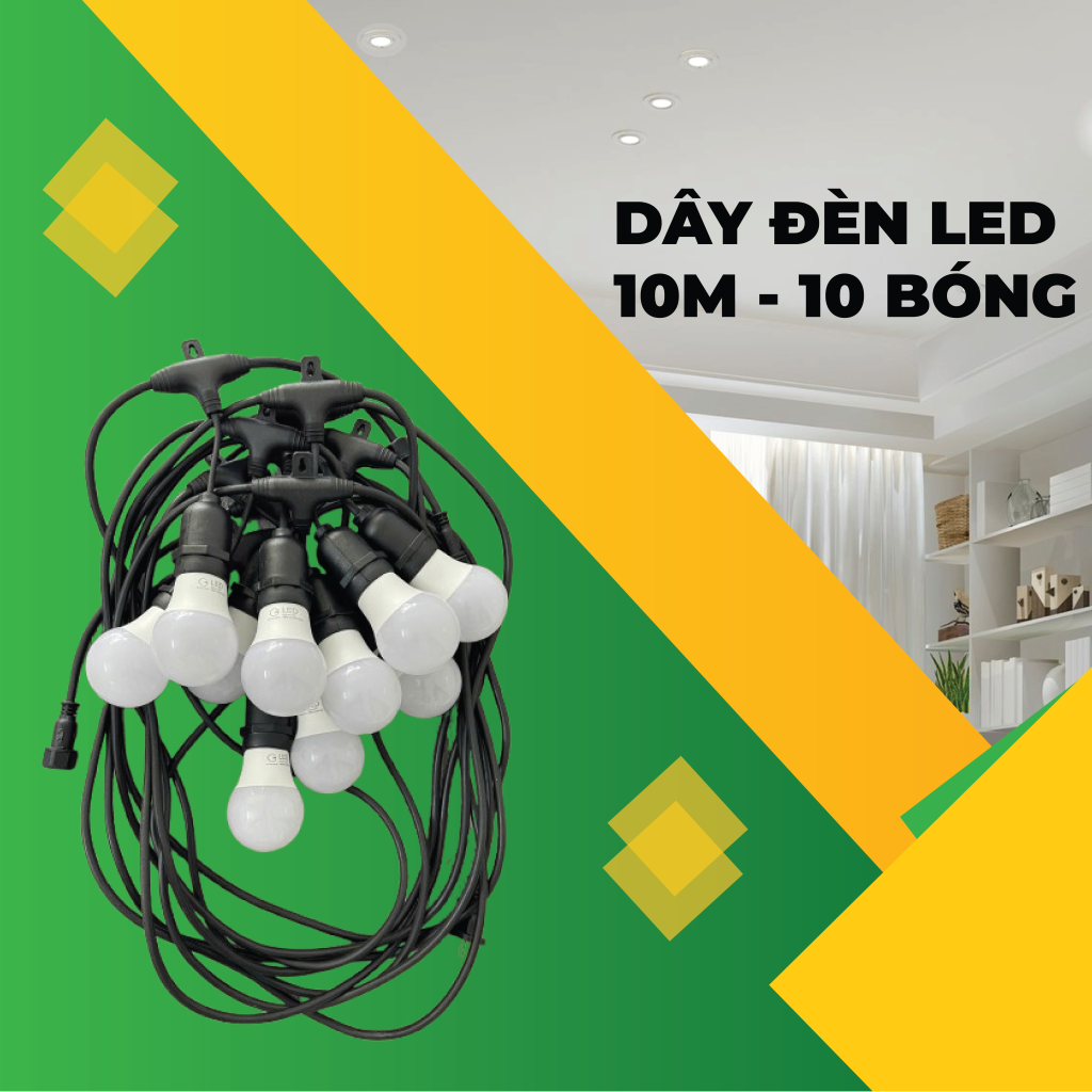 DÂY ĐÈN 10M – 10 ĐÈN