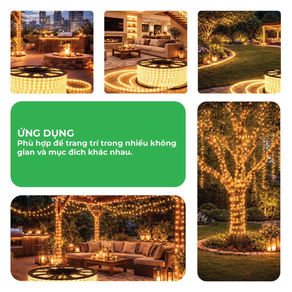 LED 100M – 1 DÃY LED