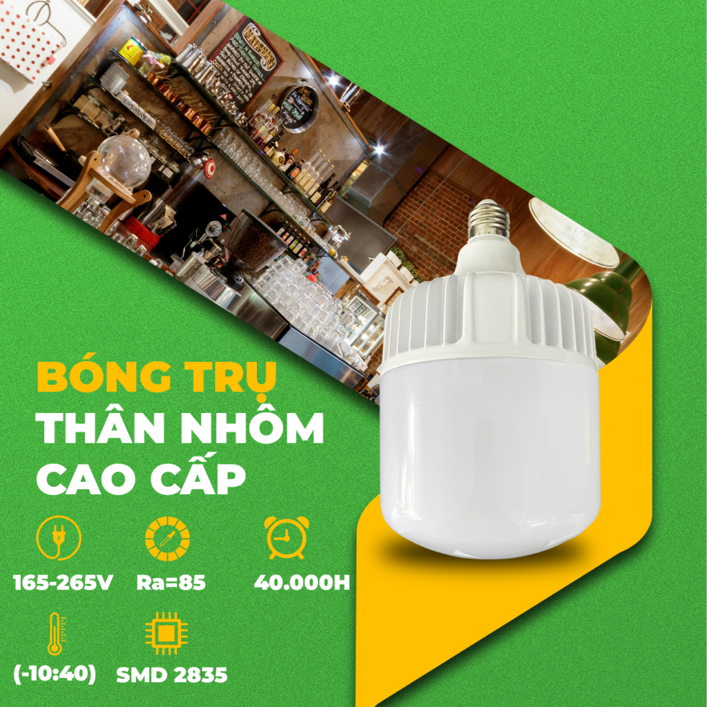 BÓNG TRỤ THÂN NHÔM – CAO CẤP