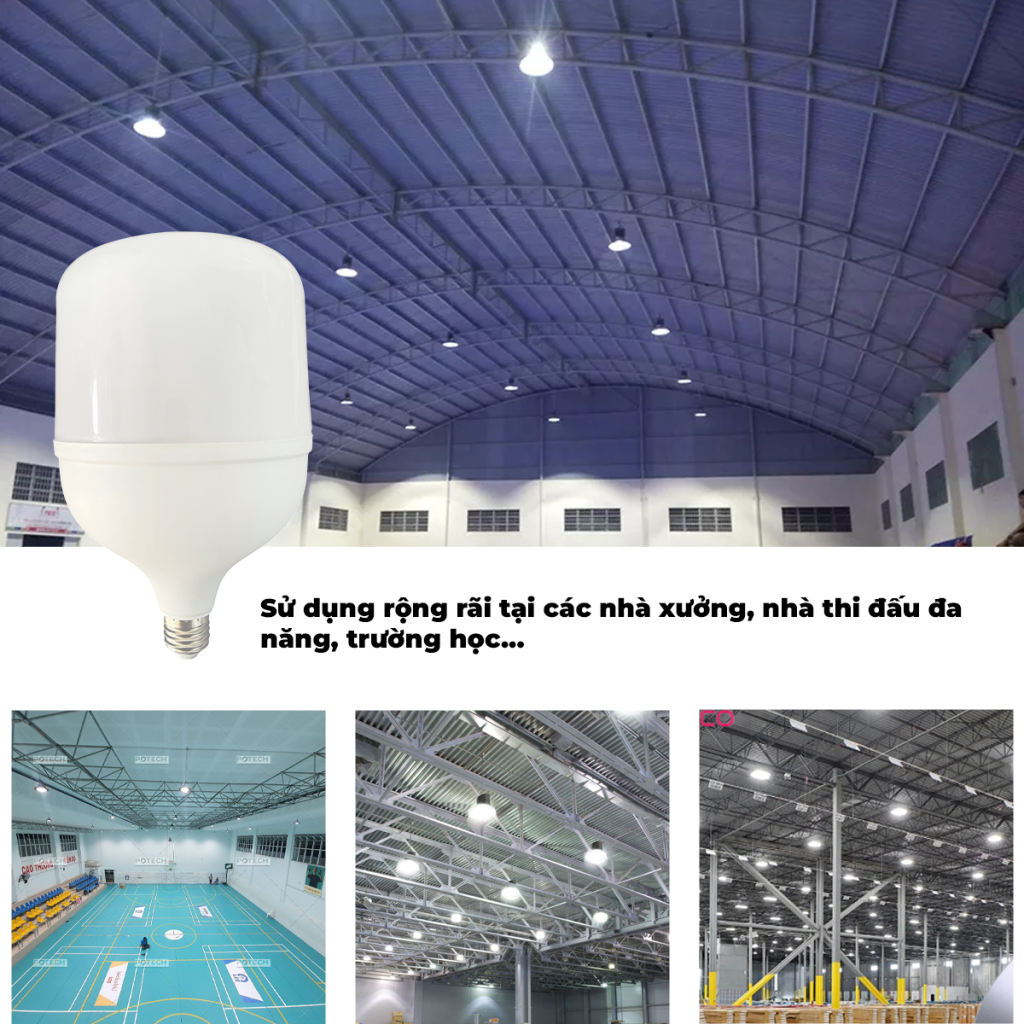 BÓNG TRỤ NHỰA BỘC NHÔM – TS