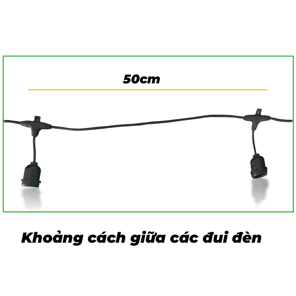 DÂY LED 10M-10 ĐUI