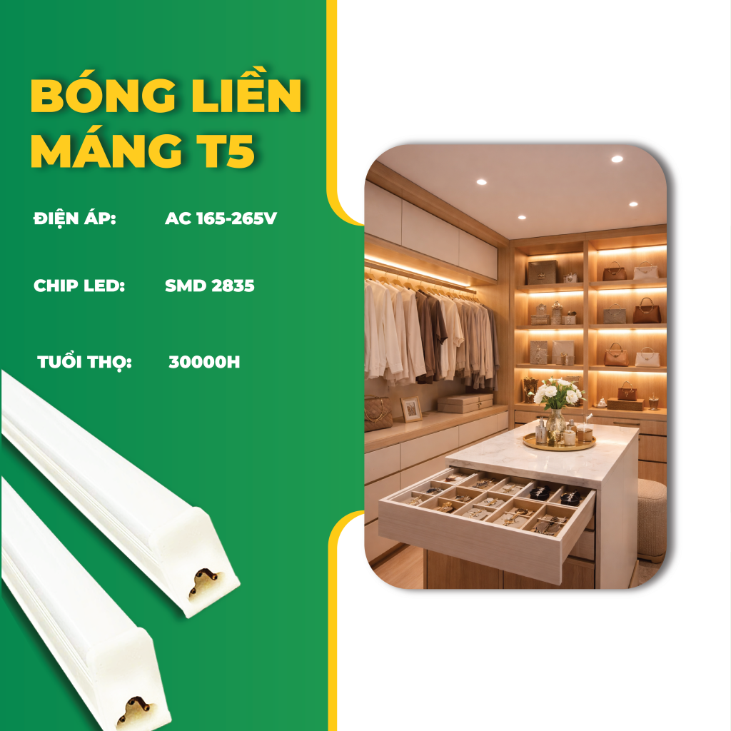 BÓNG LIỀN MÁNG T5