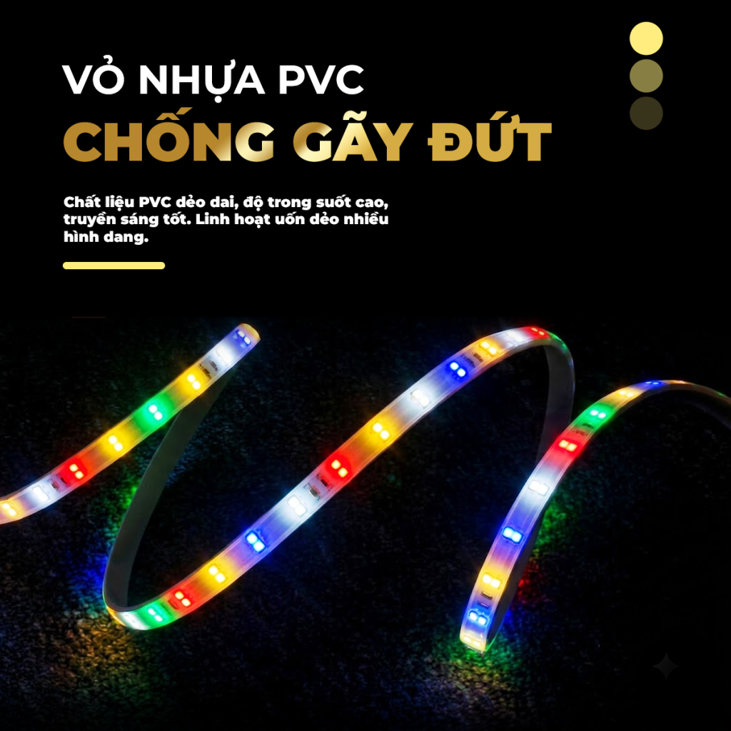 LED TRANG TRÍ RGB – 220V – 96D